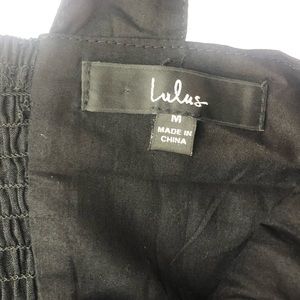 Lulus 🅝🅦🅞🅣 Black Mini Dress Size M